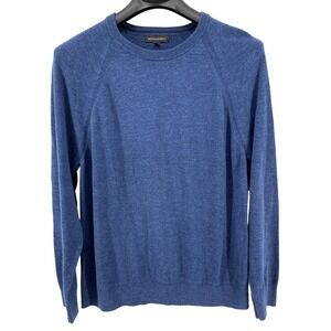 Banana Republic Sweater Mens XL Blue Cotton Crewneck Lightweight Knit Preppy